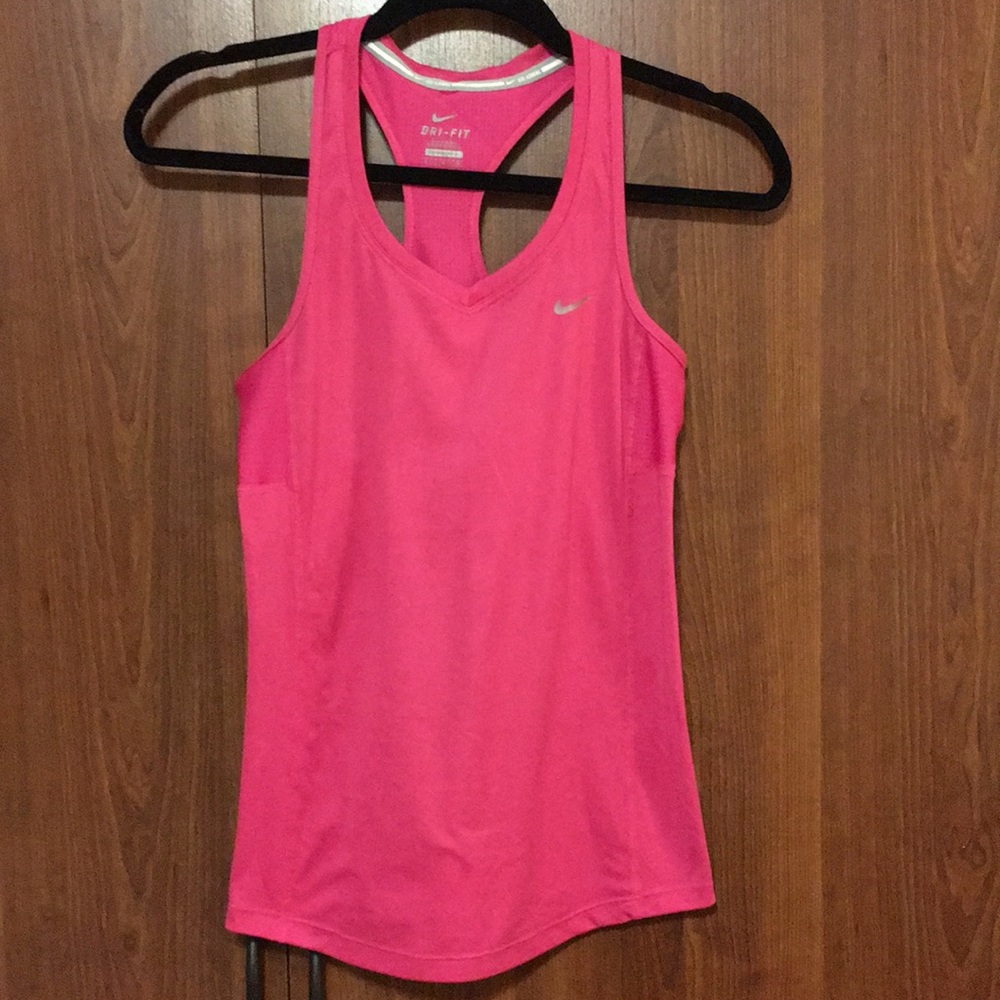 💗Hot Pink Nike Dri-Fit running tank top (S)💖